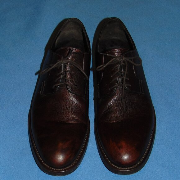 TO BOOT NEW YORK ADAM DERRICK CASUAL OXFORDS  10.5  MADE in ITALY - Picture 1 of 5